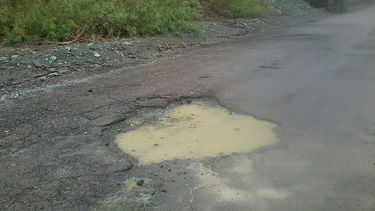 Mirá cómo quedó el camino a Calingasta por las lluvias