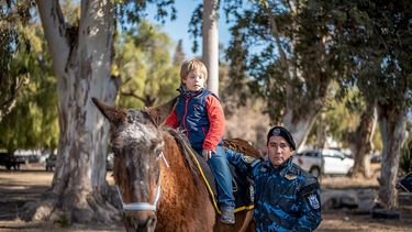 Jubilaron a tres caballos policías que ahora irán a rehabilitar niños