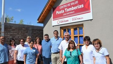 Salud Pública reinauguró su Posta Tamberías en Jáchal