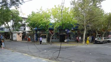 El cable que causó molestias en el tránsito durante la mañana