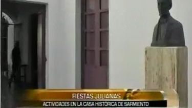 Casa Natal de Sarmiento se prepara para las Fiestas Julias