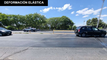 En un puente de la Circunvalación reparan de urgencia un gran socavón: cuesta $37 millones