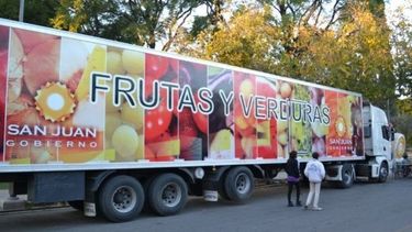 El camión de Frutas y Verduras” parte hacia la Costa Atlántica