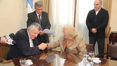 Firman acuerdo para explorar en San Juan la existencia de materiales nucleares
