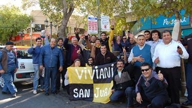 Así arrancaban su día los taxistas