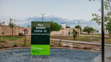 Un espacio para todos: se inauguró una plaza en el barrio SOEVA III
