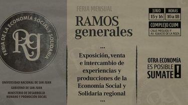 Ramos Generales, la Feria de la Economía Social de la UNSJ
