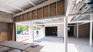 El nuevo Centro de Desarrollo Infantil (CDI) en el departamento Jáchal, con obra a pleno.
