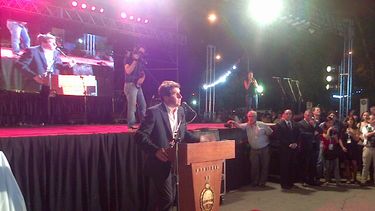 Uñac convocó a la gente a la FNS para juntar más dinero para los evacuados