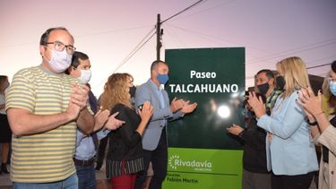 En Rivadavia ya disfrutan del Paseo Talcahuano: mirá todo lo que hicieron en este espacio verde