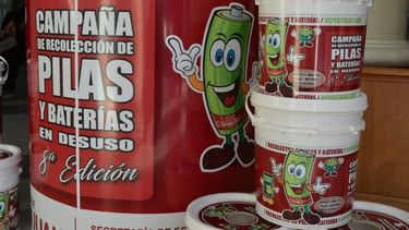 La provincia recolectó 1200 kilos de pilas durante un año