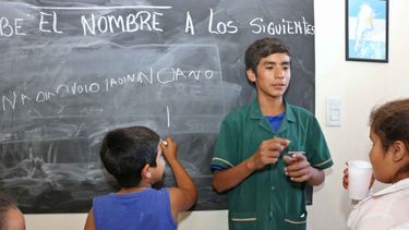 Sueño cumplido: Nicanor inauguró su escuelita