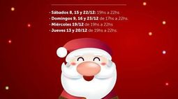 ¡Papá Noel te espera en el Espacio San Juan para que le des tu cartita!