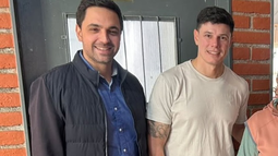 Facundo Herrera y Bruno Olivera hace dos semanas juntos en una actividad Facundo Herrera y Bruno Olivera hace dos semanas juntos en una actividad