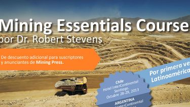Todo el negocio minero en un curso