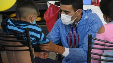 Exitosa vacunación de niños en Jáchal: mirá cuántos se vacunaron en un día