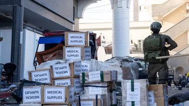 El ejército de Israel encontró armas de Hamas en el hospital central de la Franja de Gaza.