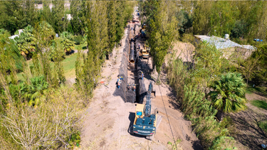 La obra más grande de cloacas de San Juan tiene más de 70% de avance