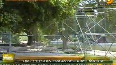 Así construyen 110 stands en el Parque de Mayo