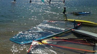Las mejores postales del 1º Encuentro de Windsurf en Punta Negra