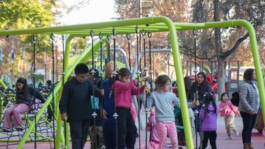 Video: explotaron los juegos del Parque de Mayo por las vacaciones de invierno