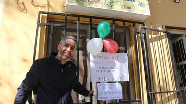 Javier Domínguez vendió el premio en la modalidad Siempre sale del Quini 6.&nbsp;