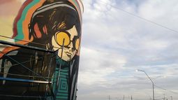 Increíble, así pintaron los tanques del Villicum