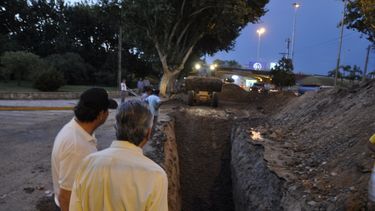 Prometen terminar arreglos de cloacas en la Libertador para el jueves
