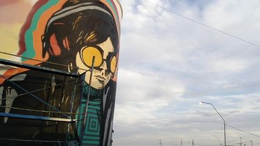 Increíble, así pintaron los tanques del Villicum