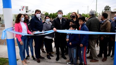 Inauguraron y bautizaron una plaza de Angaco con el nombre de una querida docente