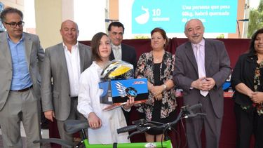 Los más chicos recibieron 240 bicicletas por sus buenas prácticas ambientales