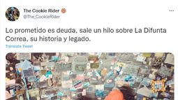 El curioso hilo sobre la Difunta Correa que es furor en Twitter