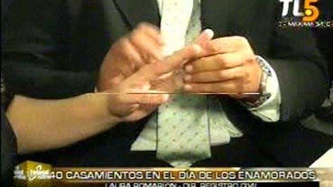 Récord de casamientos en San Juan el día de los enamorados