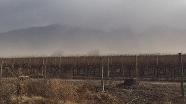 Alerta en todo el país por vientos, en Mendoza arrasa el Zonda y en San Juan se viene la nieve