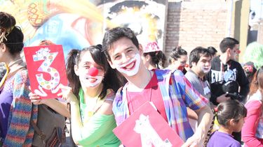 Mirá todo el color del festejo del día del niño en Chimbas