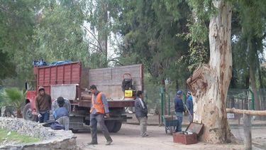 Rivadavia ya construye barreras de contención en el Parque Faunístico