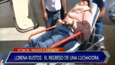 La víctima del sátiro de San Martín volvió a San Juan y tuvo una bienvenida emotiva