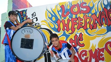 Rawson: Inauguraron un mural de la Murga