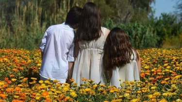 Una foto de Belén Montilla con su hija e hijo, que tiene publicada en sus redes sociales.