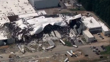 Un tornado destruyó una importante fábrica de medicamentos y advierten escasez