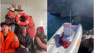 Guardavidas sanjuaninos le salvaron la vida a tres turistas que volcaron su kayak en Punta Negra