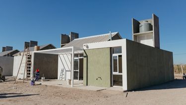 El barrio Las Pampas, en Pocito, consta de 788 viviendas, que formarán parte de la solución habitacional para más de 3000 familias damnificadas por el terremoto en todo el territorio sanjuanino.