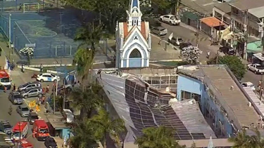 Cedió el techo de una iglesia y murieron dos personas