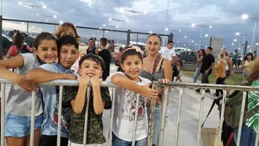 Tomás, Alma y Martina, tres chiquitos que llegaron desde Málaga a la FNS