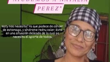 Mamá sanjuanina tiene cáncer y un extraño síndrome: familiares hacen una colecta para internarla