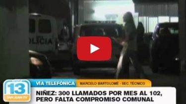 Creció el número de denuncias al 102 pero desde Niñez piden más compromiso