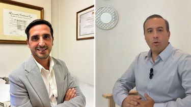 Alfredo Nardi (izquierda) y Roberto Juárez.