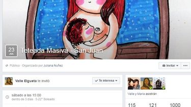 En protesta, convocan a una teteada masiva