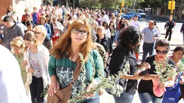 La emoción de los fieles durante el Domingo de Ramos