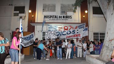 Los médicos marcharon por el centro sanjuanino